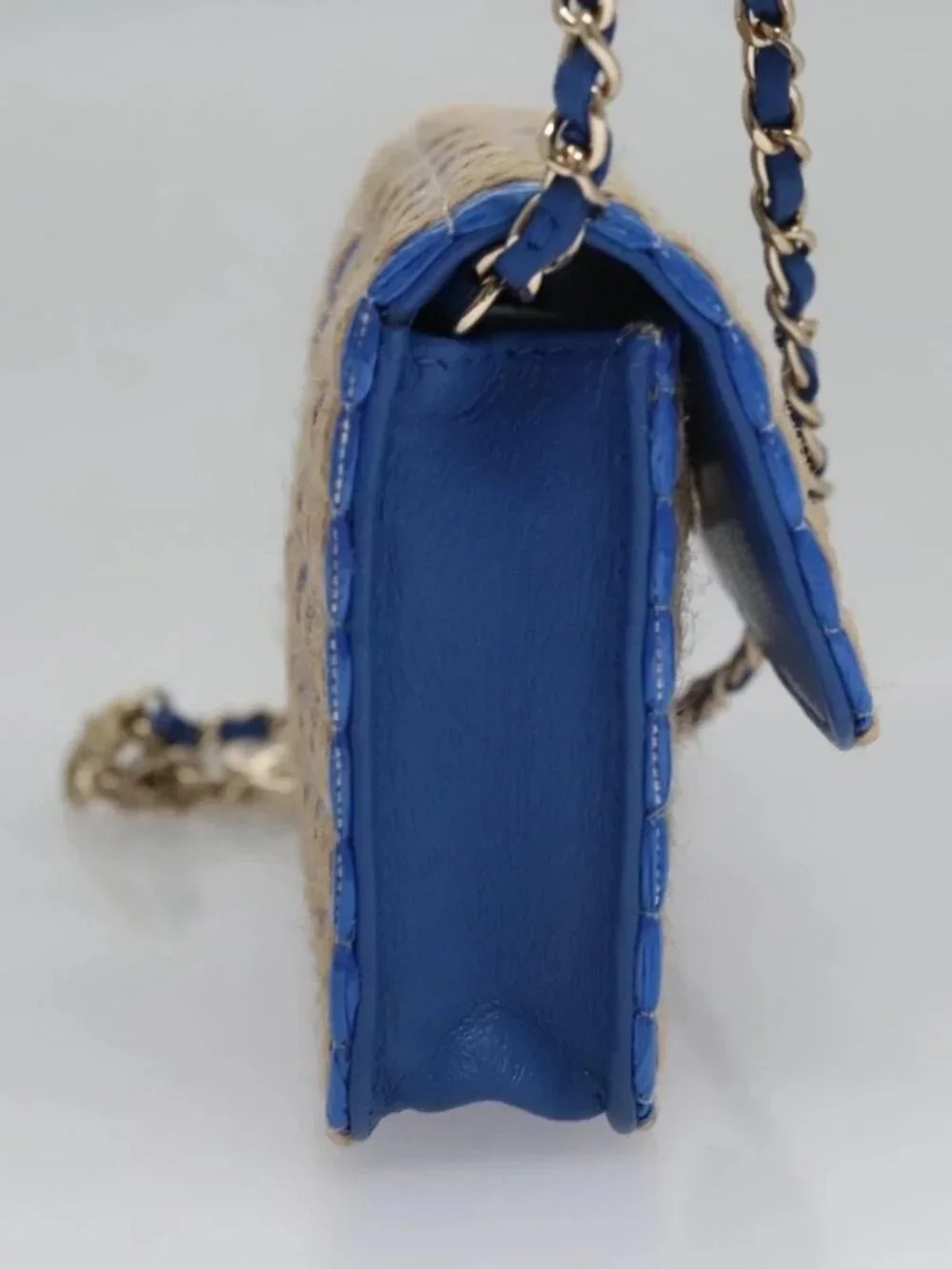 CHANEL no material	canvas in	italy